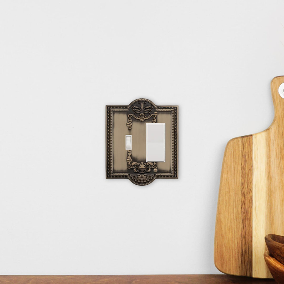 Meadows 2-Gang Toggle Light Switch / Rocker Combination Wall Plate Nostalgic Warehouse 