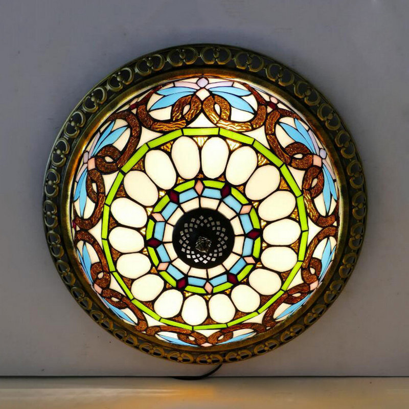 Plafonnier encastré en verre Giannone