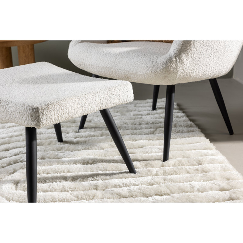 Shoop Upholstered Armchair with Footstool