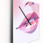 Horloge murale rose surdimensionnée rose Pout Lips I-99633469