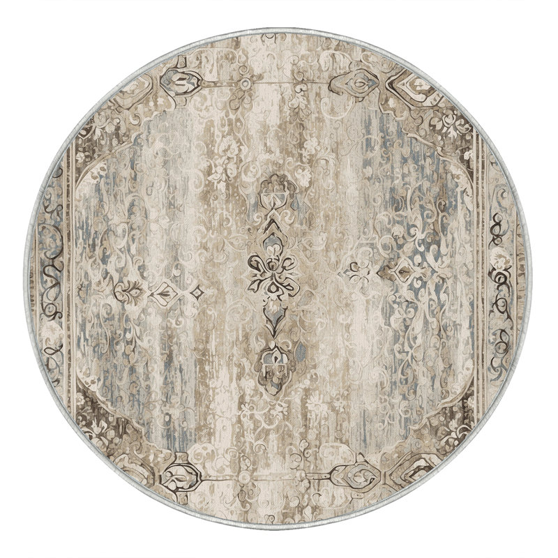 Antique Whispers Rug, Round 6'