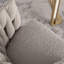 Chaise de salle à manger rembourrée en polyester Manac-967643227