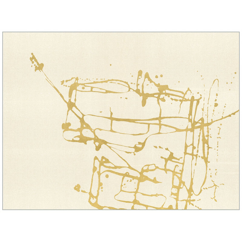Gold Splash 3 Painting by Thom Filicia