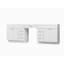 Ensemble de meuble-lavabo double 96 po Disar-126479195