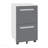 2-Drawer Mobile File Cabinet With Lock, All-Steel Metal Storage Cabinet On 360° Wheels, For Home Office & Commercial Use, Fully Assembled, Holds A4/Letter/Legal Files, 110lbs/Drawer Capacity