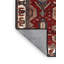 Tapis persan noir lavable à la machine-510448206