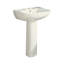 Southhampton Vitreous China Rectangular Pedestal Bathroom Sink-82722811-110690309