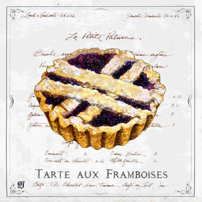 Tarte aux framboises