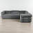 Modular Upholstered Boneless Sectional Sofa Bed-331551110
