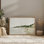 «Misty Morning on the Beach», reproduction sur toile dans un cadre
