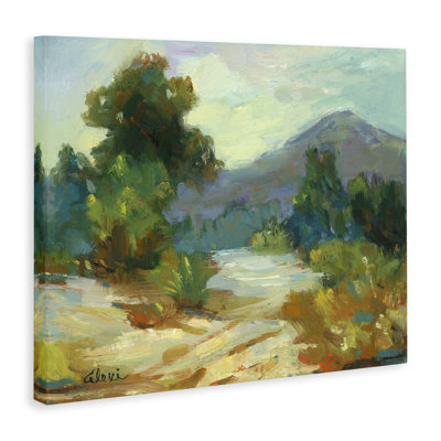 Fall Time Mountain View Canvas Wall Art by Alexi Fine
