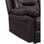 Causeuse inclinable en cuir Global-121083676