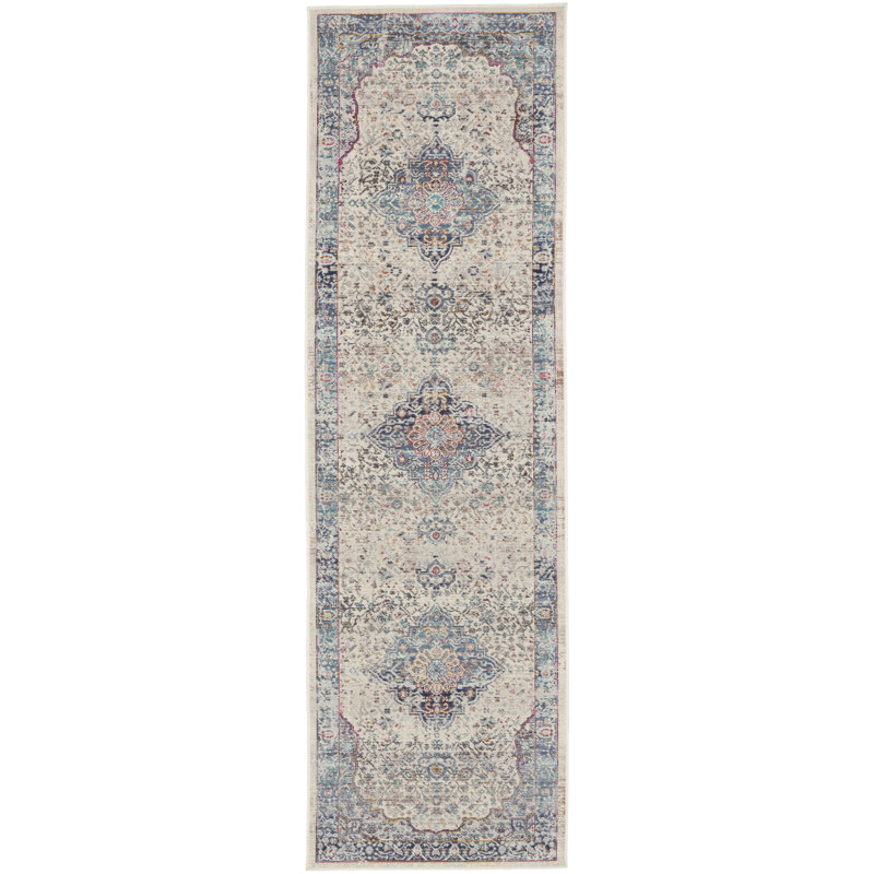 Minda Oriental Indoor Rug, Runner 2'4" x 8'
