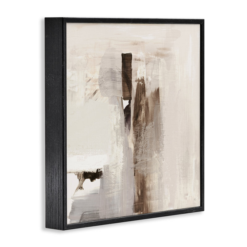  «Off-with Brown Streaks», art de la giclée encadrée par Susan Jill, Giclée encadrée noir minuit, H 12 po x l 12 po