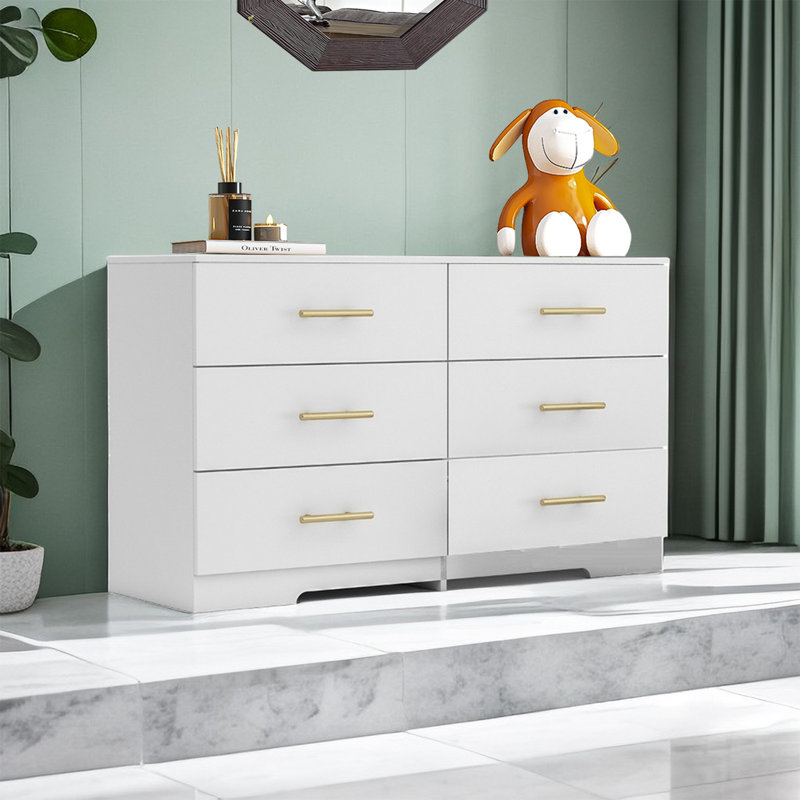 Preet 47.2'' W 6 - Drawer Dresser