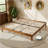 Solid Wood Platform Bed-568399374