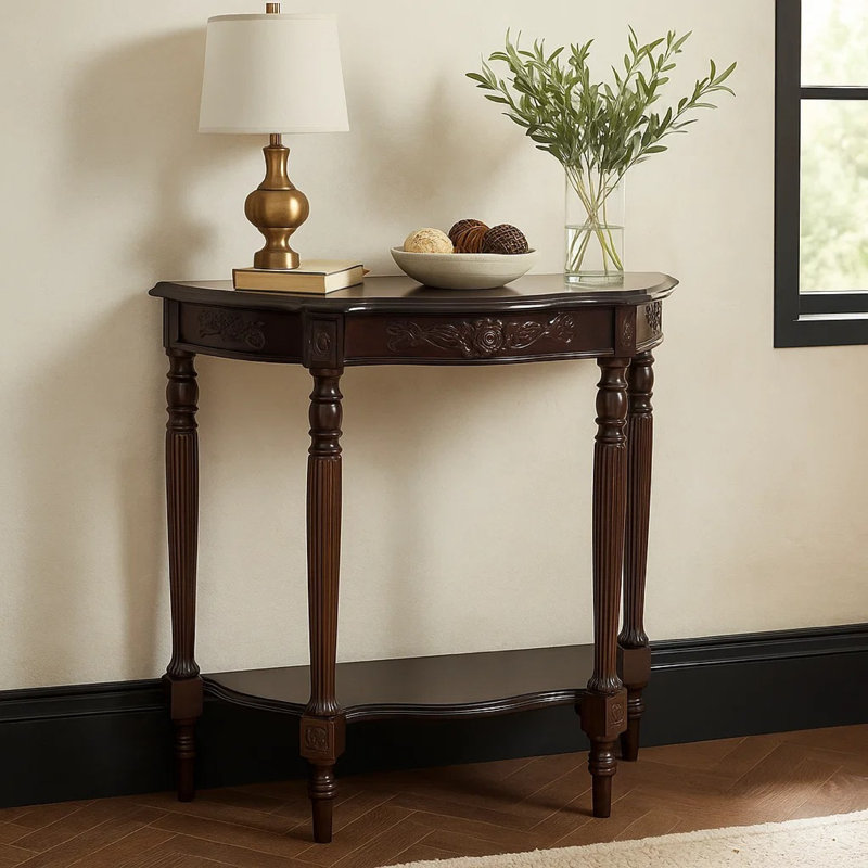 Ellema 34'' Solid Wood Console Table