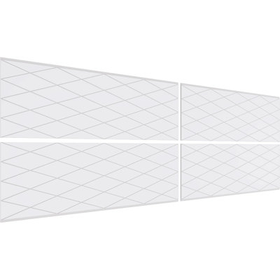 Panneau de lambris H 32 1/4 po x l 94 1/2 po x P 3/8 po