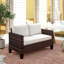 128cm Wide Straight Patio Sofa with Cushions-199046136-199046142