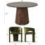 Ensemble de salle à manger 5 pièces Mid-Century-1078861060