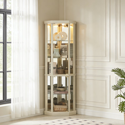 Vitrine d'angle en verre Therris