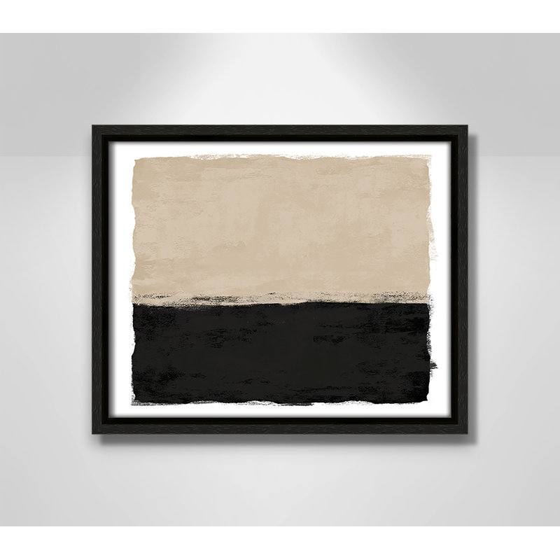 Clair de lune II - Version paysage par Natalie Carpentieri, Toile avec cadre, L 11,5 po x H 9,5 po, Flottant espresso