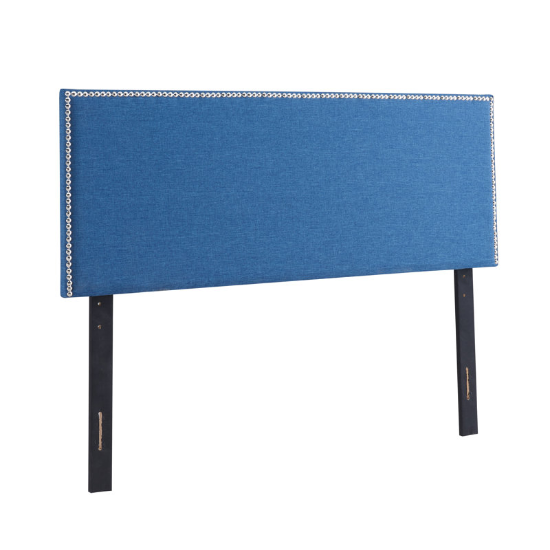 Bertrice Upholstered Headboard, King/California King, Blue