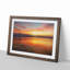 Sunset over San Diego Beach - Picture Frame Painting Print-55613810-55613809