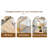 3-Tier Modern Bedside Table with MDF Top & Tempered Glass Sides, Storage Design