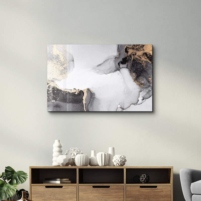 Peinture décorative en verre trempé