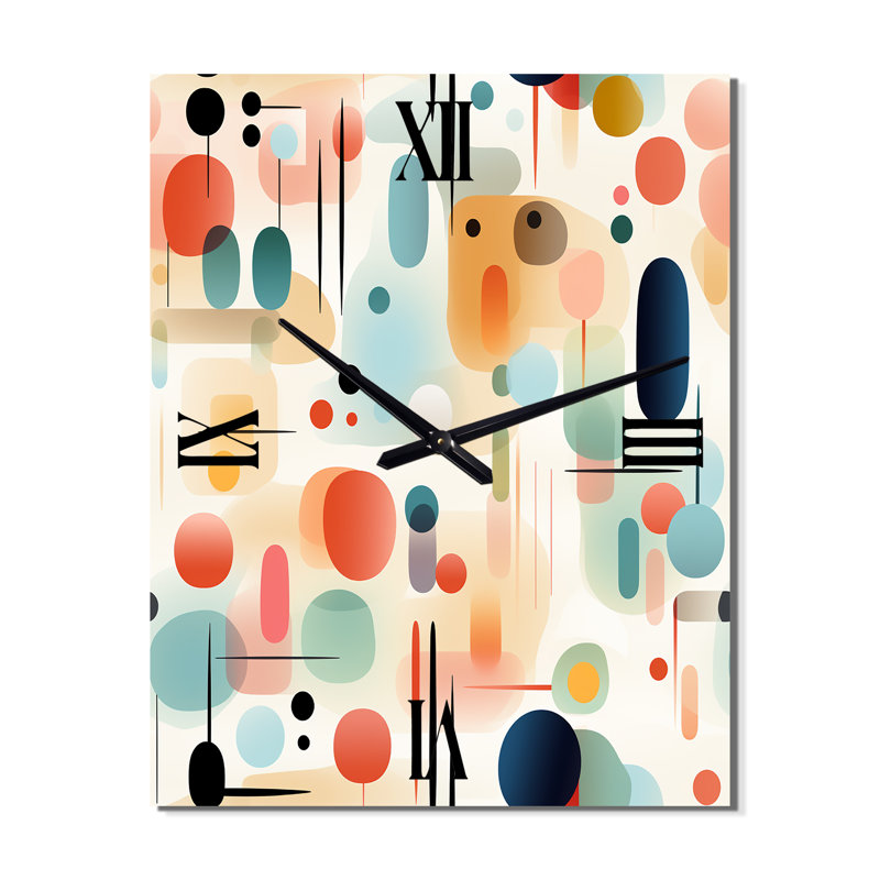 Janieya - Horloge murale moderne, Grand