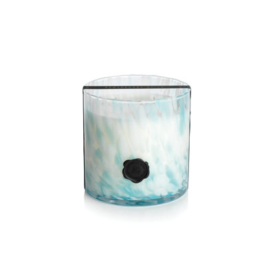 AG Opal Sunset Beach Scented Jar Candle with Glass Holder