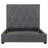 Maille Charcoal Upholstered Eastern King Panel Bed-1934432487