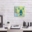 Toile épique Graffiti «Underwater World 1» par Farida Zaman, 12 po x 12 po-1076694566