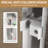 Aluminum Frame Double Sliding Shower Door 54" Wide And 72" High, 1/4" Clear Tempered Glass, - Proof Film, Easy To Install, Waterproof For Bathroom High With Frame, Shatter Dual Stainless Steel