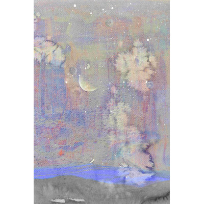 " Silvery Moon I " by Alicia Ludwig