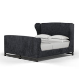 Herbert Upholstered Wingback Bed