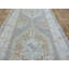 Tapis de couloir de noué à la main gris en Tapis décoratif laine de conception unique 2 pi 6 po x 13 pi 7 po buzard