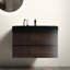Lavabo d'ingénierie noir mat mat
