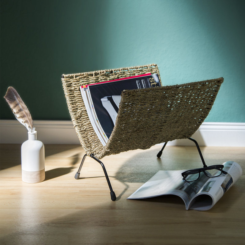 Montego Metal Free Standing Magazine Rack