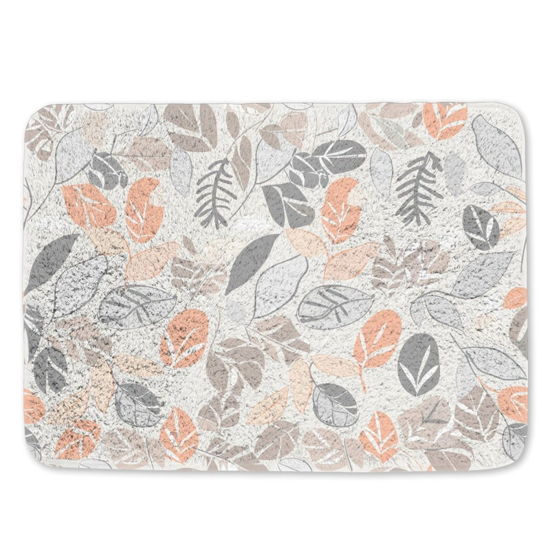 Corran Microfiber / Microsuede Non-Slip Bath Mat, 17"W x 24"L