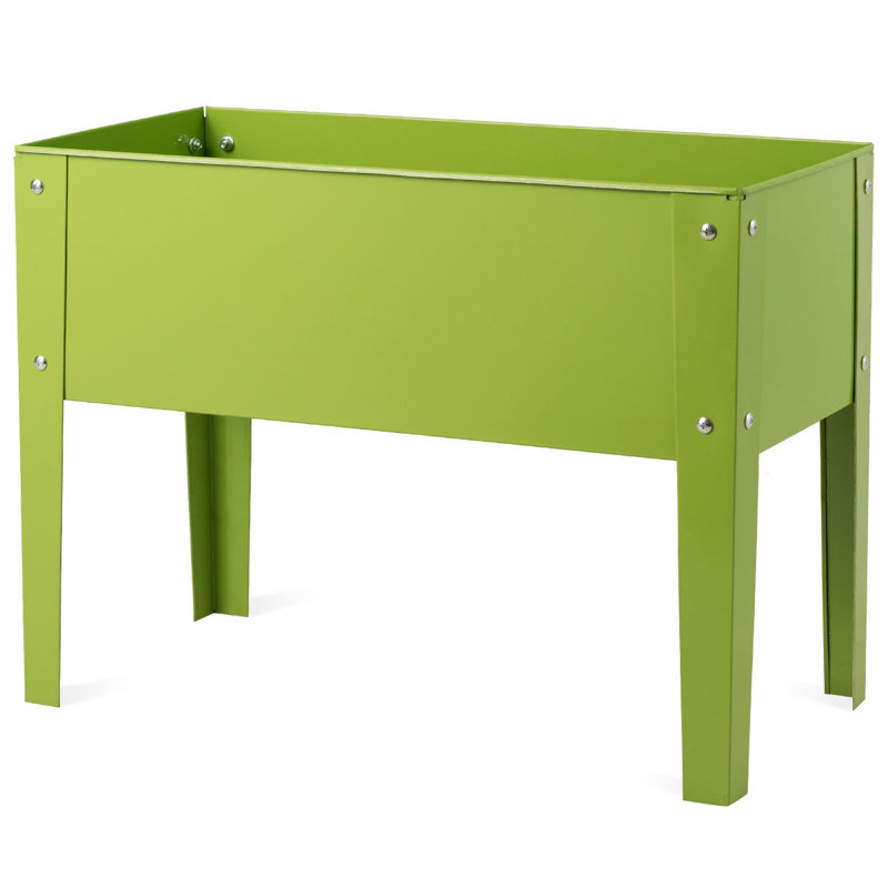 Gouaro Metal Elevated Planter, 45cm H x 60cm W  x 30cm D