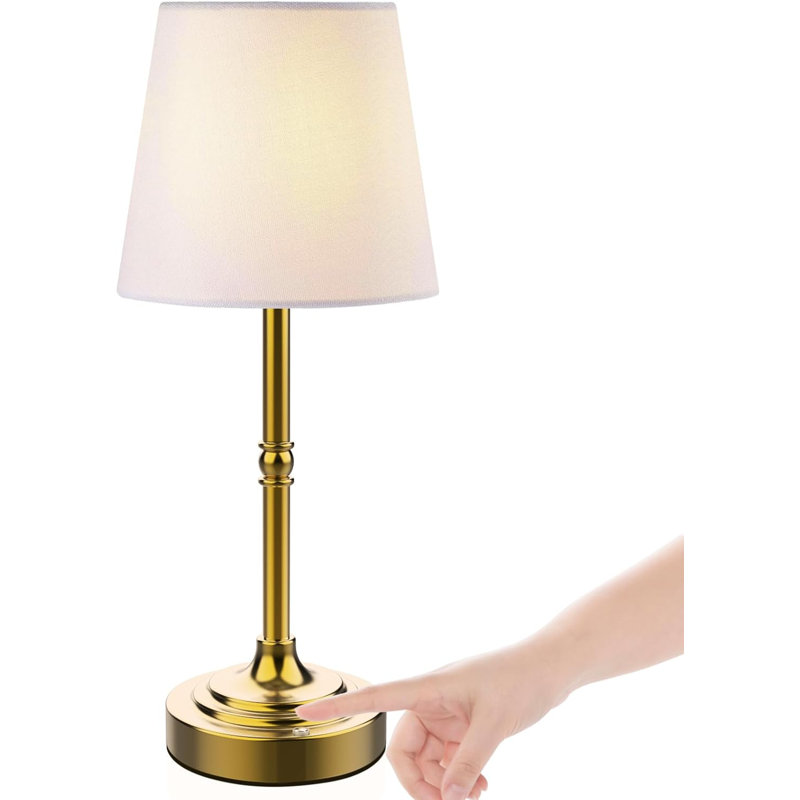 Rechargeable Touch Control LED Table Lamp With Dimmable Cordless Design For Bedroom, Dining Room, Office