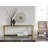 60'' Glass Top Console Table