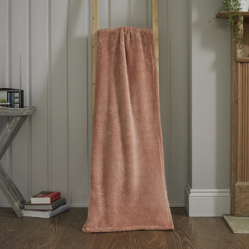 Plain Weave / Muslin Throw Blanket, Pink
