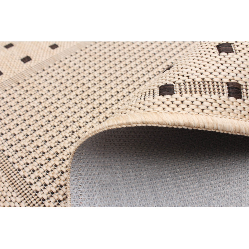 Tapis intérieur / extérieur crème Aroura, Tapis de couloir 2 pi 2 po x 6 pi 7 po