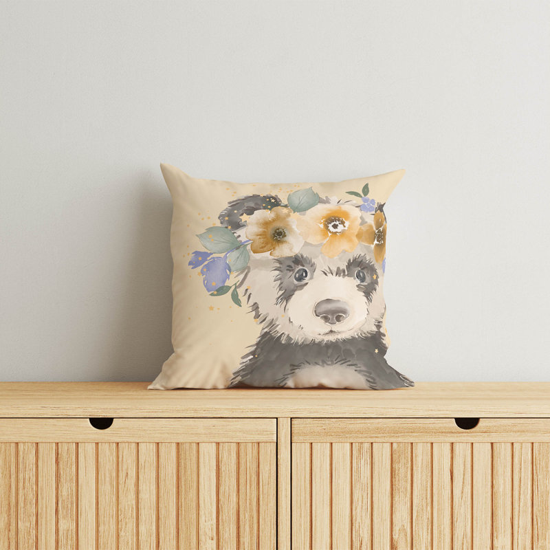 Coussin Panda, H 20 po x l 20 po