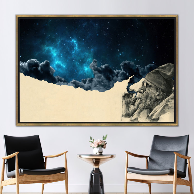 1 Piece Wall Art on Canvas, 25 cm H x 35 cm W, Framed Print without Mat, Gold
