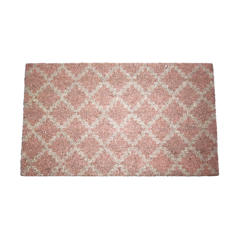 Gilbreath Geometric Indoor Doormat, Pink