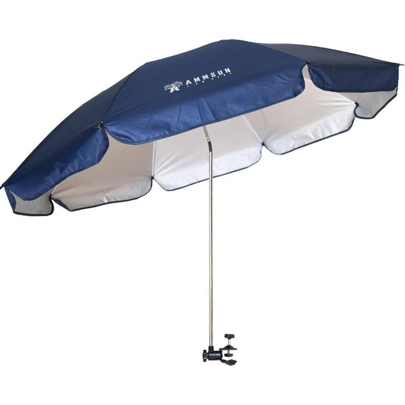 Parasol avec pince universelle et réglable, Marine
